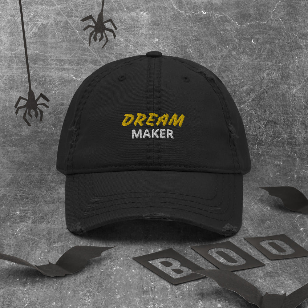 DREAM MAKER - Distressed Dad Hat