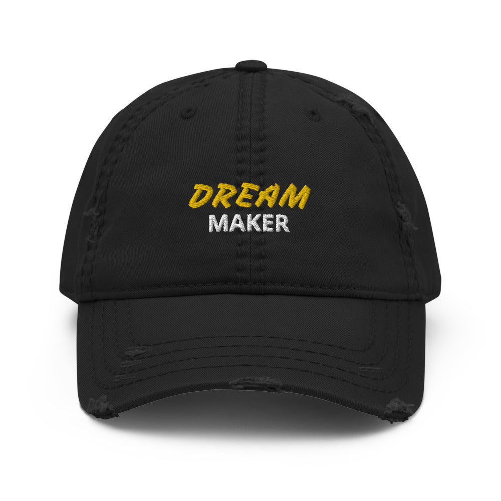 DREAM MAKER - Distressed Dad Hat